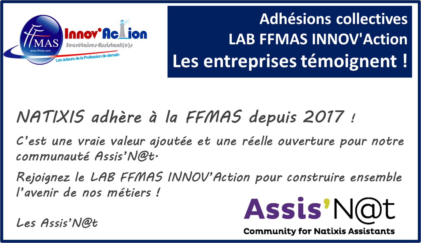 You are currently viewing Adhésions collectives FFMAS INNOV’Action : les entreprises témoignent ! ZOOM sur NATIXIS