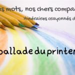 Itinéraires crayonnés de Martine – La ballade du printemps