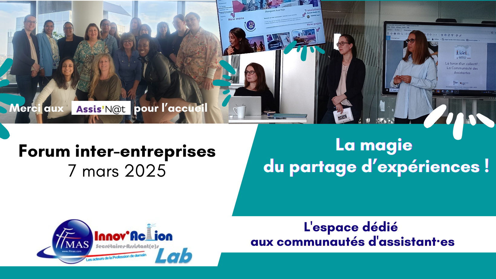 You are currently viewing LAB FFMAS INNOV’Action | 07/03/2025 | La magie du partage d’expérience entre communautés d’assistant.es !